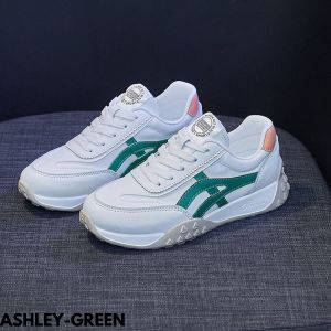 FINDME 36-40 SEPATU SNEAKERS WANITA KASUAL NYAMAN DIPAKAI BAHAN PU MESH BREATHABLE GAYA KEREN ASHLEY