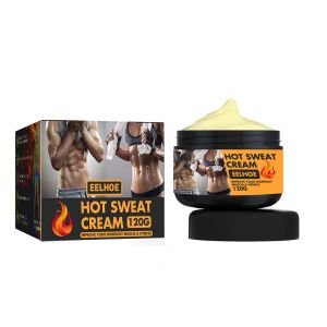 EELHOE Hot Sweat Cream Burn Calories Tighten Portable Abdominal Muscles Slimming Cream Men Gift Fat Burning Weight Loss Anti-cellulite Body Massage Hot Cream for Body Belly Slimming