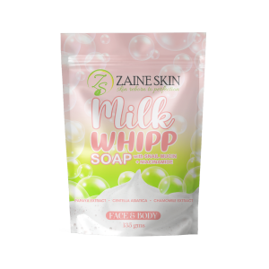 Zaine Skin Milk Whipp Soap 135g for face and Body with Snail Mucin and Niacinamide Super Whitening and Anti-Pimples Helps Reduce Acnes and Dark spots