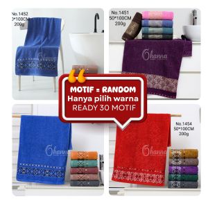 Handuk Dewasa Premium 100% Katun – Lembut & Daya Serap Tinggi - Semua Ukuran