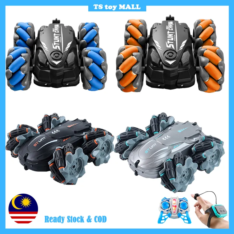 Supper Bigger Double Sided Stunt Drift Remote Control Vehicle Rotational Rollover 4WD Off road Vehicle 2.4G Children's Remote Control Car Toys COD