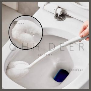 OHHDEER Toilet Cleaning Tools New Design PP+ Fibrous Soft Material Toilet Brush Cleaning Artifact