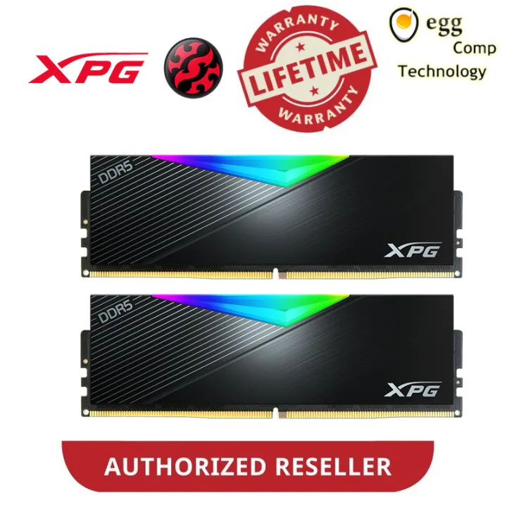 ADATA XPG LANCER RGB 16GBX2[32GB TOTAL] DDR5 5200MHz PC DESKTOP RAM