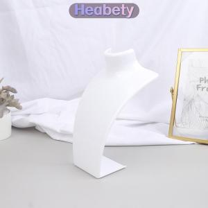 Heabety Hiển thị đồ trang sức thời trang mô hình vòng cổ mannequin Mặt dây chuyền bông tai hiển thị đứng