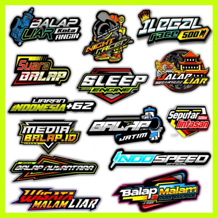 stiker motor | Lazada Indonesia