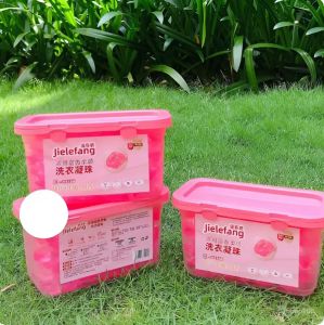 Viên Giặt Xả Jielefang Hộp 100 Viên – Hương Nước Hoa Cao Cấp Thơm Lâu Suốt Ngày Giặt Sạch Sâu