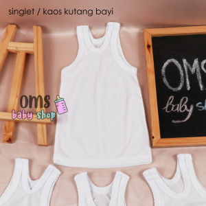 [SNI] Kaos Singlet Bayi Polos / Kaos Dalam Anak / Kutang Bayi / Baju Singlet Anak