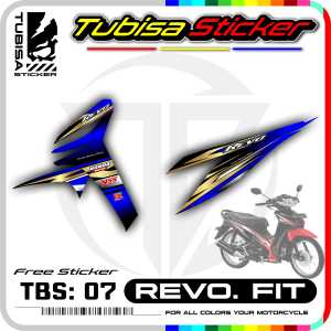 Sticker Striping Variasi Revo Fit - Stiker Sticker Striping Motor Revo Fit. TBS.07