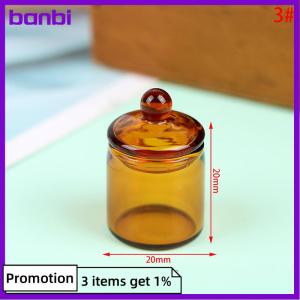 banbi 1:12 Dollhouse Mini Candy Jar Coffee Bean Storage Bottle Kitchen Decor Toy