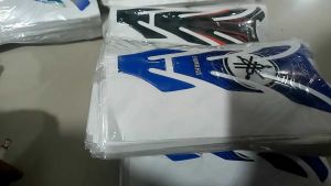 emblem tankpad pelindung tanki Yamaha R15 Vixion Bison Scorpio berkualitas