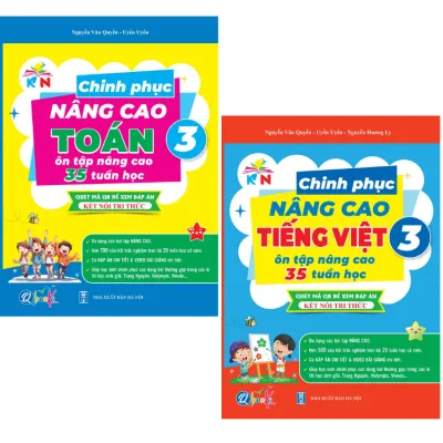 SÁCH - [ Lớp 3 ] - Kết nối tri thức - Combo 2 quyển Chinh phục nâng cao Toán và Tiếng Việt 3