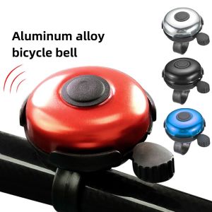 URBAG Aluminum Alloy Bicycle Alarm Bell Black Red Blue Silver Lightweight Retro Bells Retro Loud Speaker Cycling Handlebar