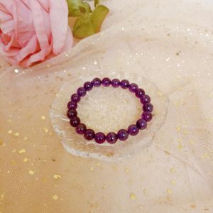 Vòng tay thạch anh tím trong (Amethyst)