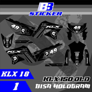Striping KLX Lama Stiker KLX Lama KLX 150 SPAKBOR BELAKANG PENDEK  Klx 18