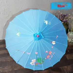 Chinese Art Umbrella Vintage Chinese Traditional Oil Paper Umbrella Portable Folding Dance Umbrellas Photography