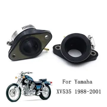 アクセサリー 2PC オートバイ用インテークマニホールド XV400 XV500 XV535 2GV-13586-02 2GV-13 2PC オートバイ 用インテークマニホールド XV400 XV500 XV535 VIRAGO XV400 535 2GV-13586 ビラーゴ400 2NT XV400  インテークマニホールド インマニ 2GV-13586-01 2GV-13596 ... オートバイキャブレターインテークアダプター 2GV-13586-01 2GV-13586-02 と互換性 XV400 XV500 X
