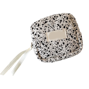 Makeup Bag for PursePreppy Zipper Cosmetic Pouch PurseTravel Pouch Sanitary Napkin Storage Bag Makeup Organizer