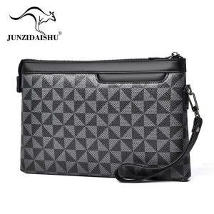 Tas Tangan Clutch Hand Bag Pria Cowok Dompet Tangan Besar Tipis Serbaguna Import Bahan Kulit PU Terbaru Elegan