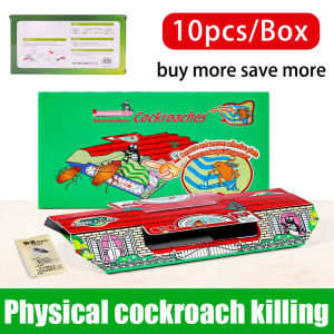 GOMOO Cockroach Roach Traps 20pcs Cockroach Killer Sticky Glue Pad Non-Toxic  Kitchen Cockroach Sticker With cockroach Bait Use Well