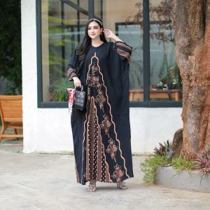 Gamis Kaftan Busana Wanita Syari Terbaru Viral Kekinian Modis Elegan Busui Rayon Super Premium COD