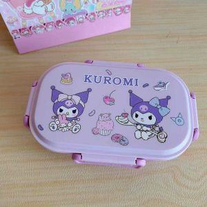 🍚 เหมาะกับปิกนิกเว่อร์ กล่องข้าวสแตนเลส ลายการ์ตูน ขนาดความจุ 700 ml มีช่องแบ่ง 2 ช่อง สแตนเลส 304