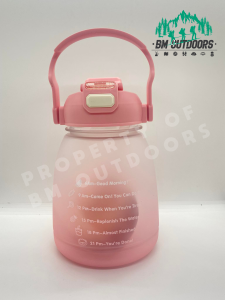 MOTIVATIONAL 1.3 LITER WATER BOTTLE IN PASTEL COLORS
