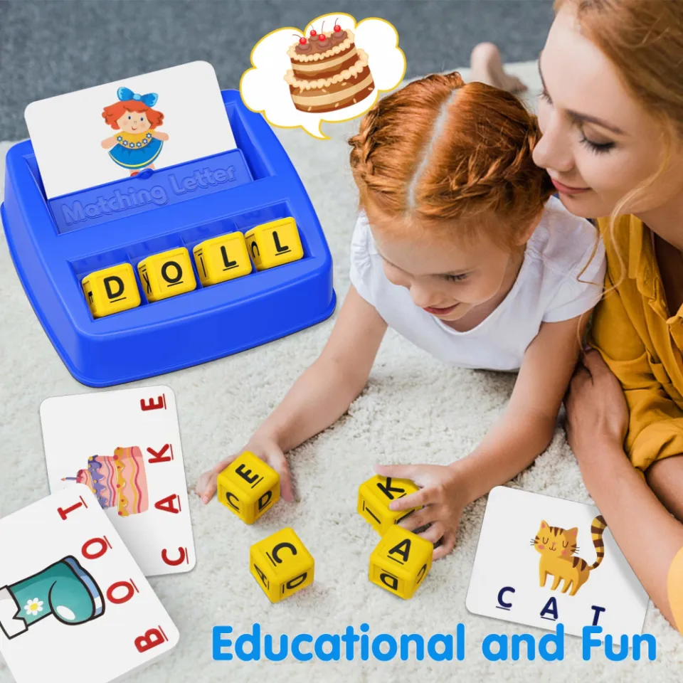 Educational Toys for 3-5 Year Old Boy Girl Gifts Matching Letter