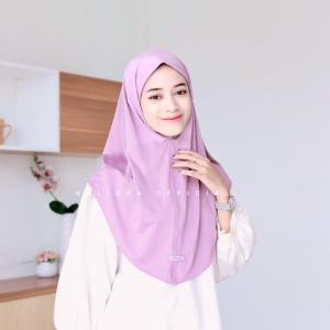 Jilbab Instan Bergo Hamidah Non Pet Hijab Instan Malay Zana Kerudung Instan Jersey Olahraga Daily