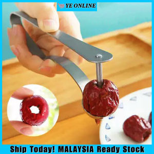 Seed Remover Stainless Steel Cherry Fruit Pit RemoveJujube Red Dates Seed Olive Corer Remover Tool  For Kitchen Use红枣去核