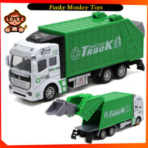 Garbage City Vehicle Truck Pull-Back Vehicles Children Early Education Learning Birthday Gift Boys Kids Toys