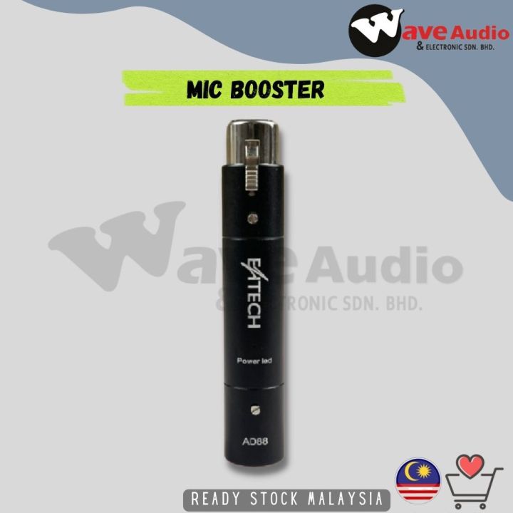EZITECH MIC BOOSTER AD88 Compact Dynamic Microphone Booster with High