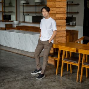 BAPIN Celana Chino Panjang - Mocca
