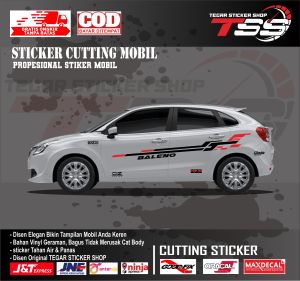sticker mobil baleno sticker mobil suzuki baleno sticker lis mobil keren sticker motif variasi body mobil keren