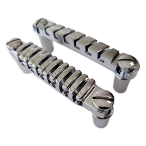 Quik Change Guitar Bridge Tailpiece Electric Guitar Bridge Top Hanging String Individual Saddles for 52mm String Space