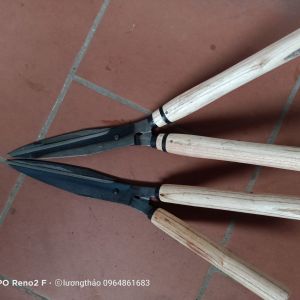 Kéo cắt tỉa hàng rào cắt tỉa cây cảnh có tây cầm gỗ lớn