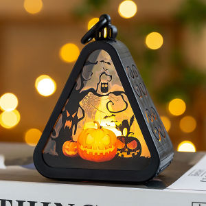 Đồ trang trí Halloween đèn bí ngô cầm tay quà tặng nhỏ Halloween halloween Đồ trang trí để bàn