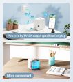 Label Maker Machine with Tape - Portable Inkless Bluetooth Printer,  Thermal Printer Handheld Labeler with Multiple Templates Icon Font for Smartphone for. 