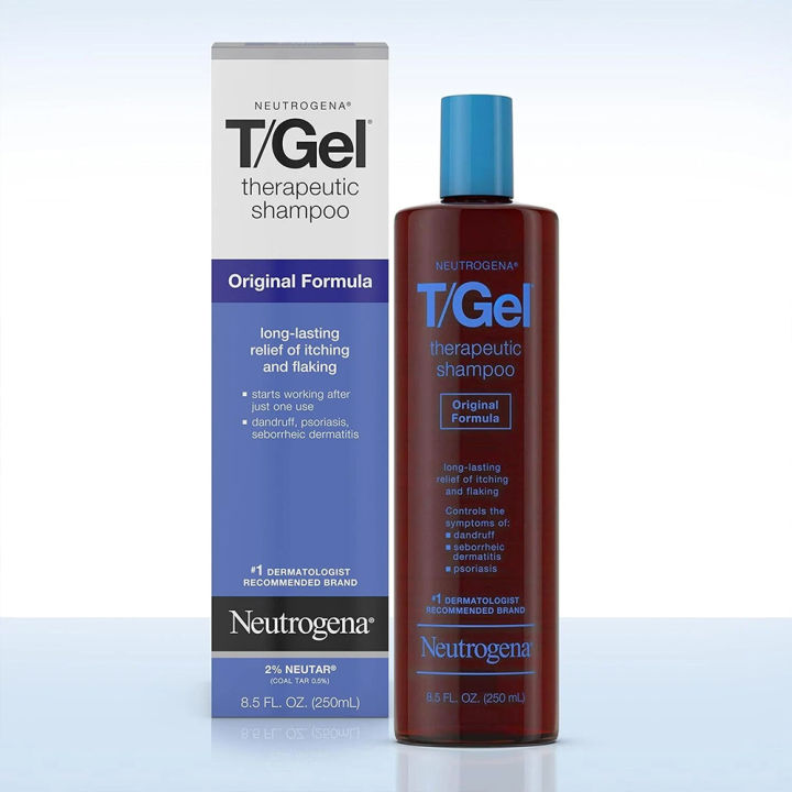 Neutrogena T/Gel Therapeutic Anti-Dandruff Shampoo 250ml – Long lasting ...
