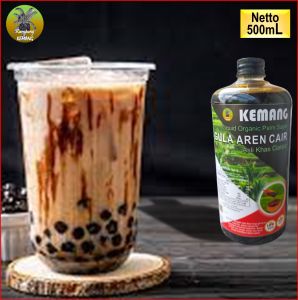 Gula Aren Cair Asli 1L Kental Beraroma Wangi Untuk Campuran Makanan - Minuman Kekinian Khas Aren Cianjur