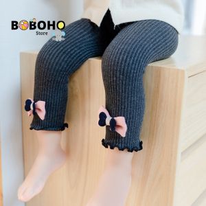 BOBOHO - 0-4 TAHUN CELANA LEGGING ANAK PEREMPUAN  / LEGGING BERGARIS VERTICAL ANAK PEREMPUAN MOTIF PITA
