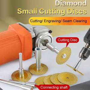 Small diamond blades for electric drill engraving and cutting ceramic tiles