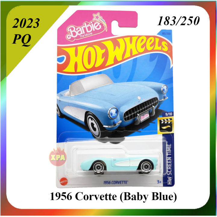 Hot Wheels US GM Corvette Barbie Diecast Cars1956 Corvette Baby