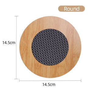 【Available】COD Multipurpose Round Wooden Heat Pad Table Mat Heat Insulation Pot Holder Kitchenware