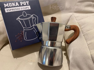🇸🇬【SG】🇸🇬Coffee Moka Pot Aluminum Espresso Coffee Maker Pot 150ML Latte Brewer Coffee Kettle Barista Accessories