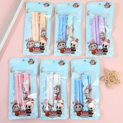 Penghapus Pensil Mekanik Sanrio 1 set / Hapusan Mekanik Lucu Motif Anak / Penghapus Mekanik Bonus Refill
