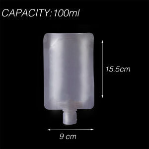30มิลลิลิตร/50มิลลิลิตร/100มิลลิลิตรใสตู้โลชั่นกระเป๋ารีฟิลกันกระเป๋าภาชนะบรรจุเดินทางแบบพกพาขวดเปล่า