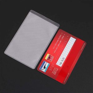 INCUBAT Professional Transparent PVC Protect Credit Cards Anti-ic Card Cover Card Case Bank ID Card Sleeve ID Card Holder