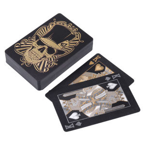 【 Bestselling Product 】 Black Gold Plated Poker Manufacturer Direct Sales PVC Waterproof Poker