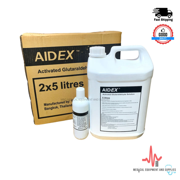 AIDEX 5L Activated Glutaraldehyde Solution / Sterilizing Solution