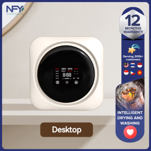 New mini household wall mounted drum washing machine underwear/socks/baby clothes fully automatic drying integrated small washing machine